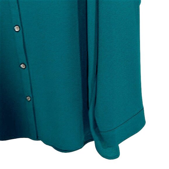 J. Jill Blouse Size XL Dark Teal Like New - Picture 7 of 11